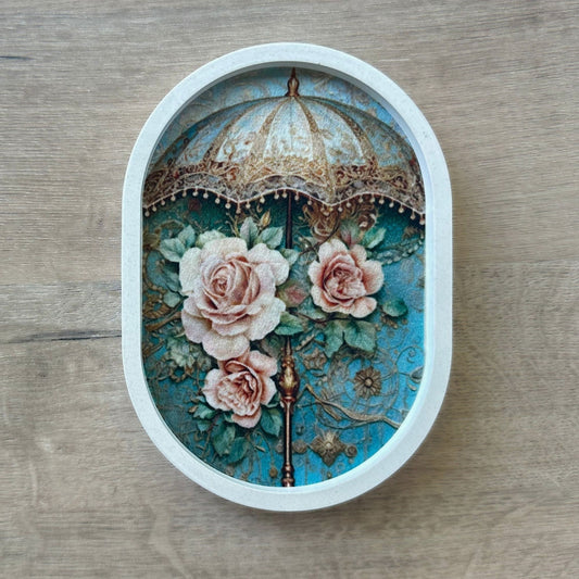 Rose Carousel Trinket Tray