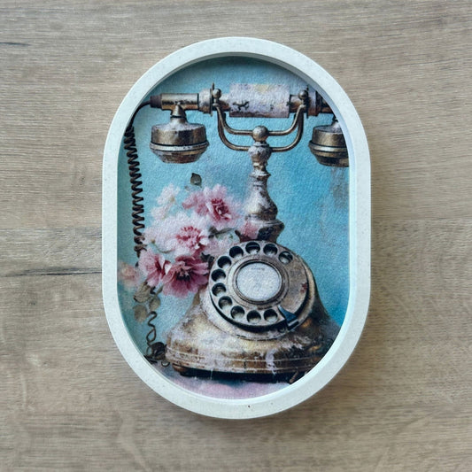 Vintage Telephone Trinket Tray